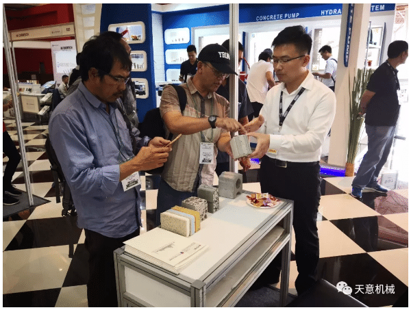 天意機械亮相2018年印度尼西亞(東南亞)混凝土展