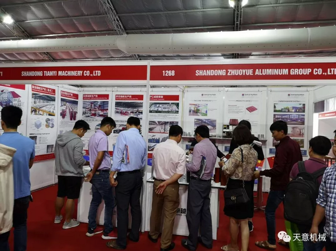 陽春三月,天意機械亮相2019年越南河內建材展